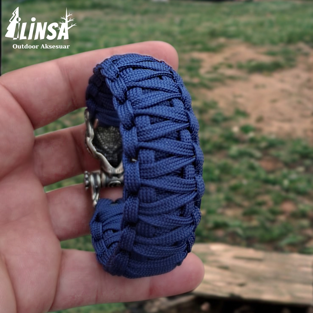 Leopar Bileklik Pirinç & Paracord Type III - Görsel 2