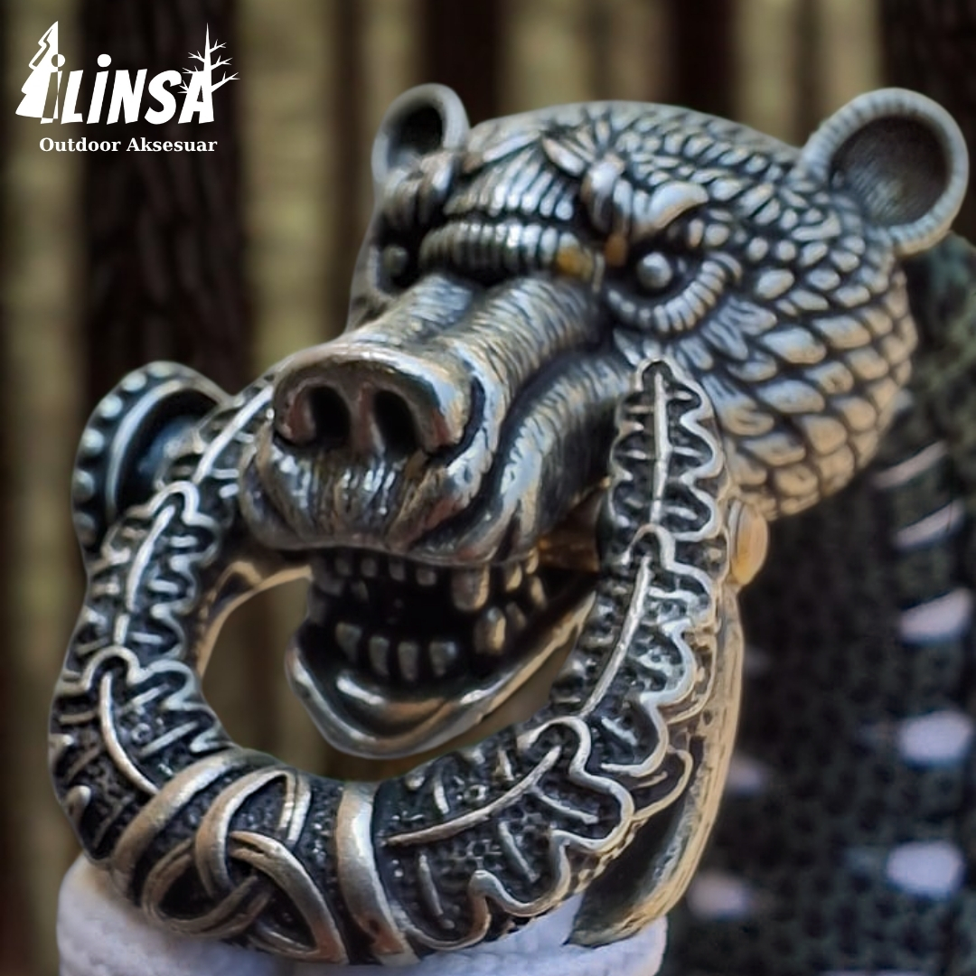 Ayı Bileklik Pirinç & Paracord Type III - Görsel 5