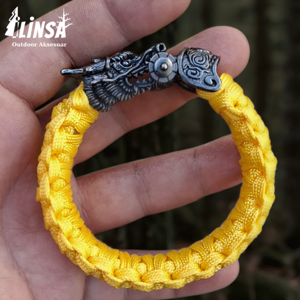 Ejderha Tokalı Paracord Bileklik - Görsel 4