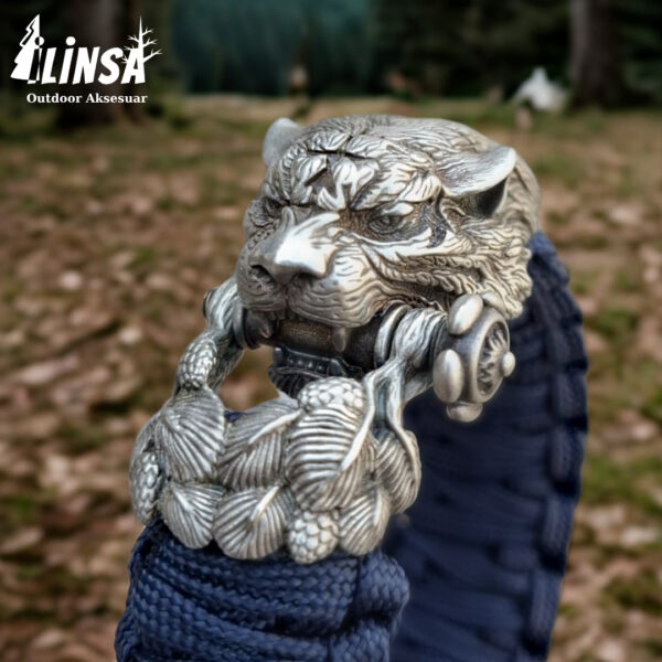 Kral Kobra Desen Kaplan Tokalı Paracord Bileklik - Görsel 4