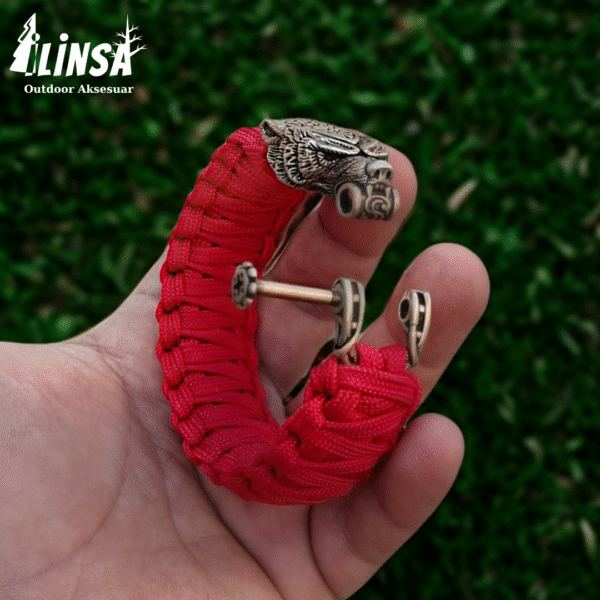 Leopar Tokalı Paracord Bileklik V4 - Görsel 5