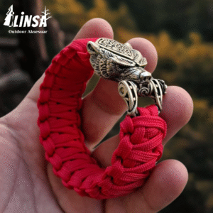 Leopar Tokalı Paracord Bileklik V4