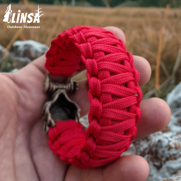 Leopar Tokalı Paracord Bileklik V4 - Görsel 3