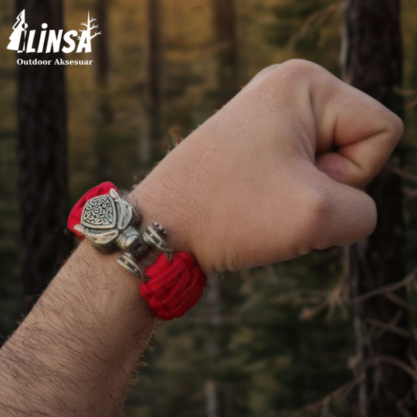 Leopar Tokalı Paracord Bileklik V4 - Görsel 2