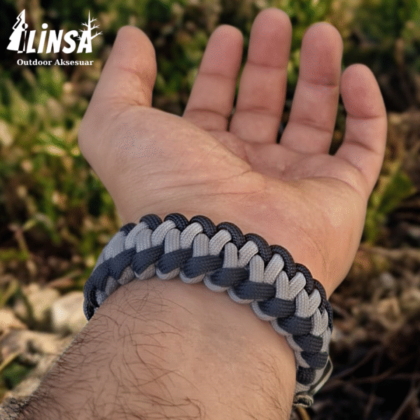 Leopar Tokalı Paracord Bileklik V5 - Görsel 5