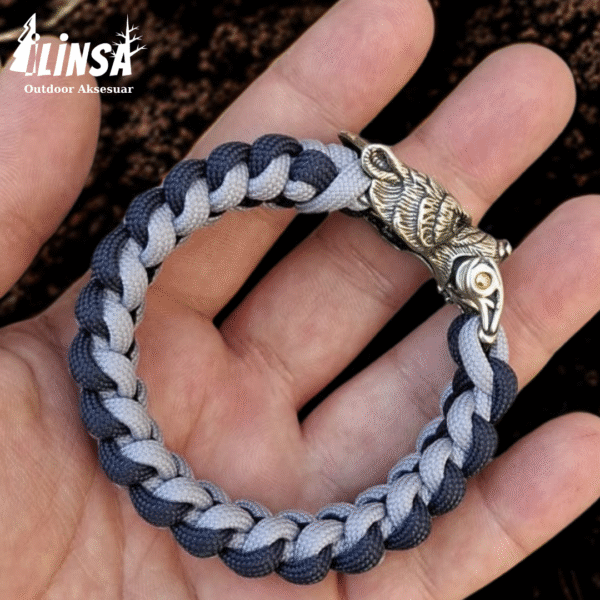 Leopar Tokalı Paracord Bileklik V5 - Görsel 4