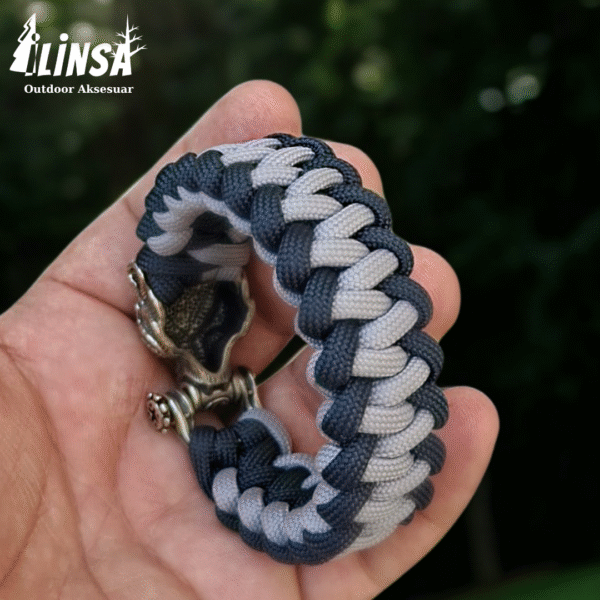 Leopar Tokalı Paracord Bileklik V5 - Görsel 2