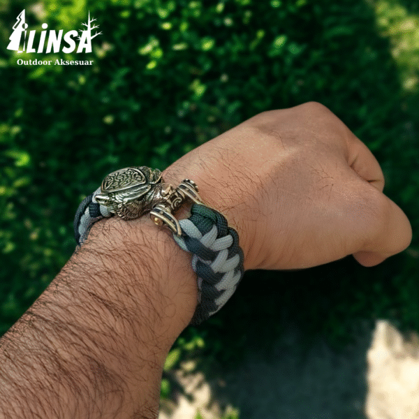 Leopar Tokalı Paracord Bileklik V5 - Görsel 6