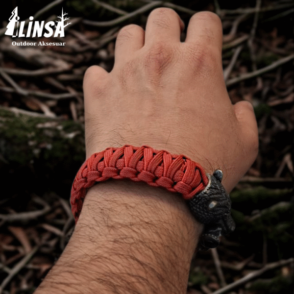 Vahşi Ayı Tokalı Paracord Bileklik V2 - Görsel 3