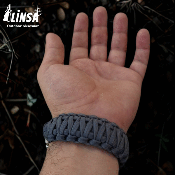 Sparta Ayarlanabilir Tokalı Paracord Bileklik - Görsel 4