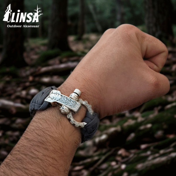 Sparta Ayarlanabilir Tokalı Paracord Bileklik - Görsel 3