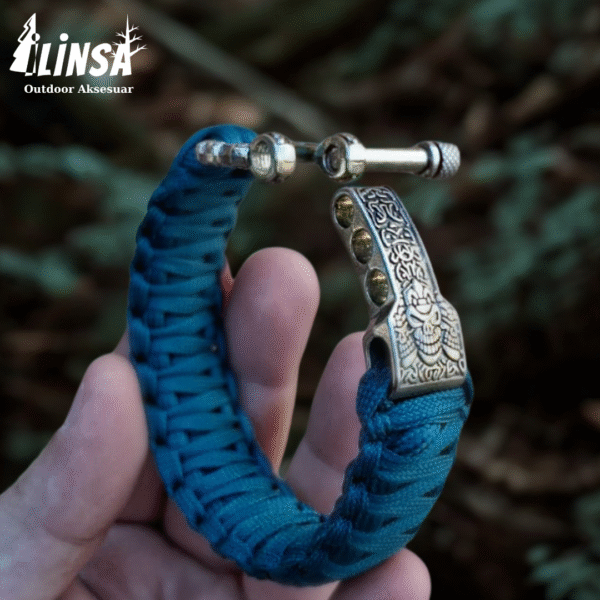 Sparta Ayarlanabilir Tokalı Paracord Bileklik V2 - Görsel 3