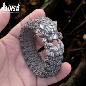 Kaplan Bileklik Pirinç & Paracord Type III