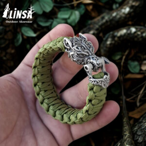 Kurt Bileklik Pirinç & Paracord Type III