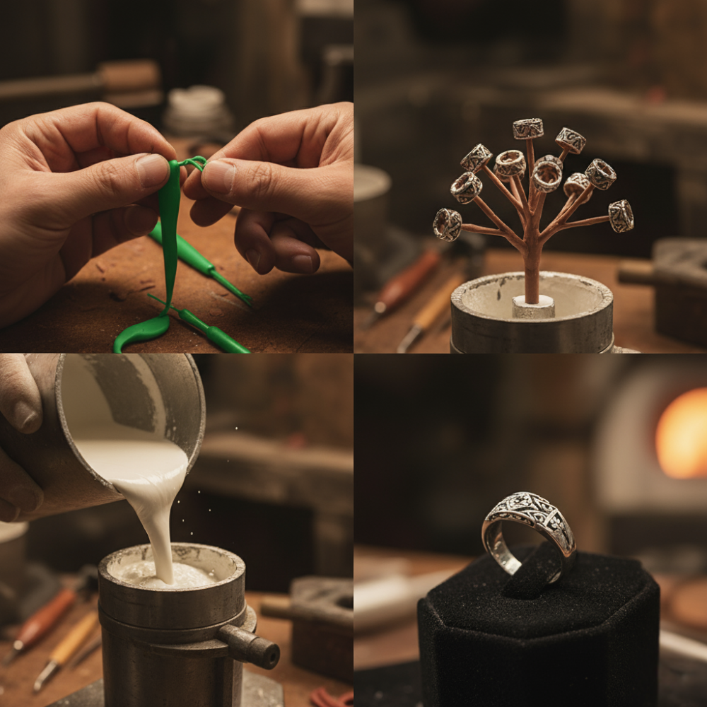 Mum Kalıp Tekniği ile Metal Aksesuar Nasıl Üretilir ?