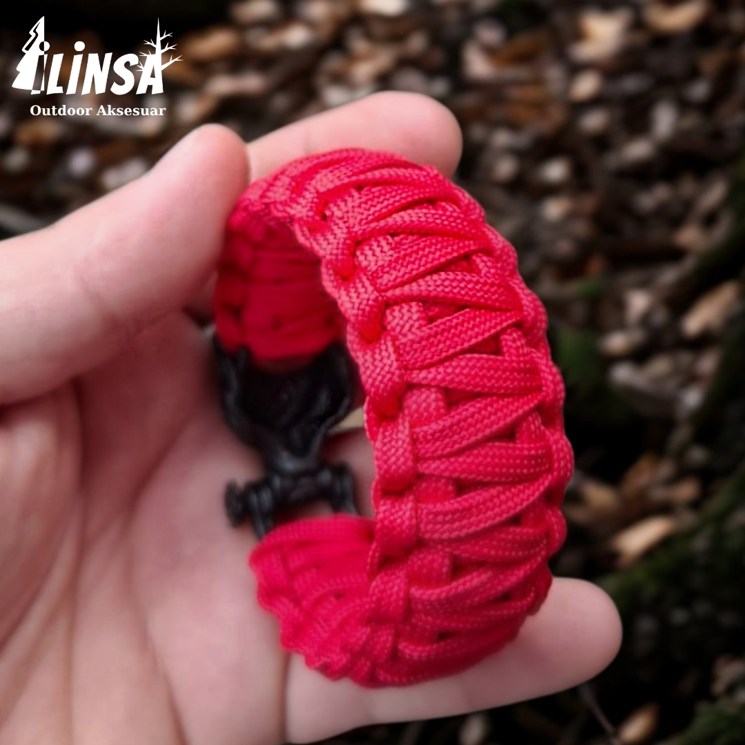 Leopar Bileklik Pirinç & Paracord Type III - Görsel 2