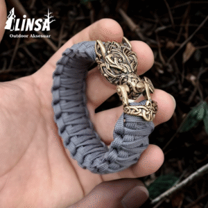 Kurt Bileklik Pirinç & Paracord Type III